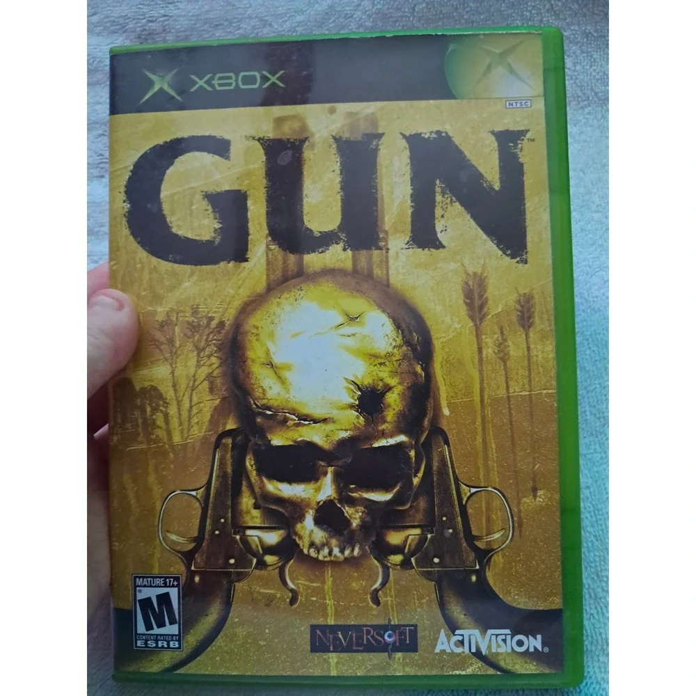 Gun Microsoft Xbox Original Video Game 2005 Activision Neversoft CIB Complete